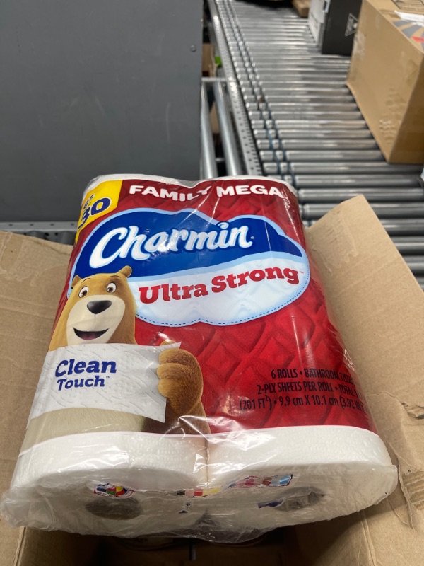 Photo 2 of Charmin Ultra Strong Clean Touch Toilet Paper, 18 Family Mega Rolls = 90 Regular Rolls