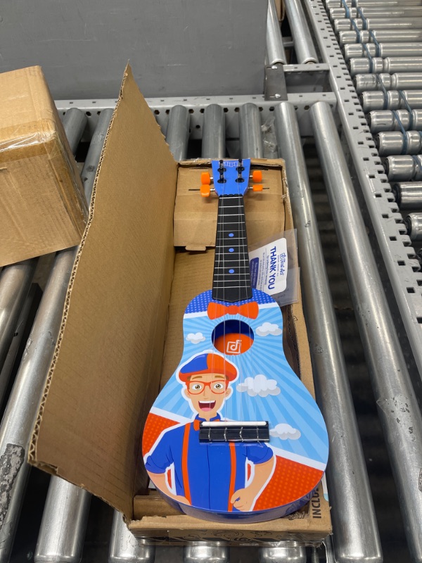 Photo 2 of Blippi Ukulele by First Act, Featuring YouTube Educational Entertainer Ukulele for Beginners, Musical Instruments