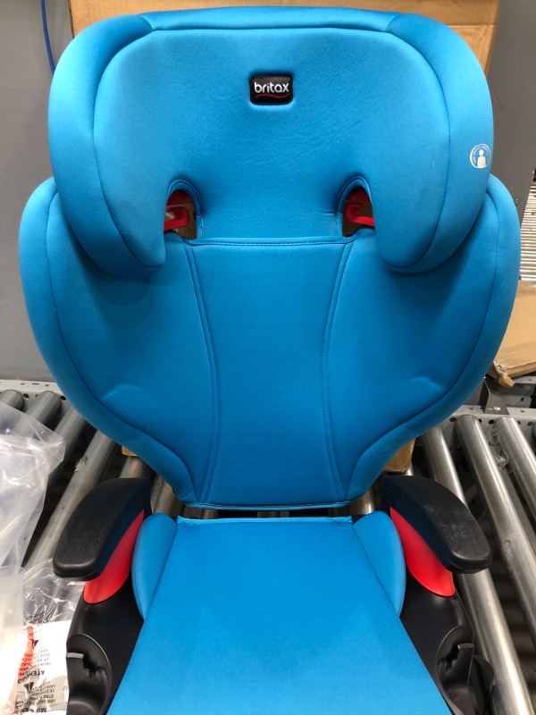 Photo 2 of Britax Skyline 2-Stage Belt-Positioning Booster Car Seat, Teal - Highback and Backless Seat