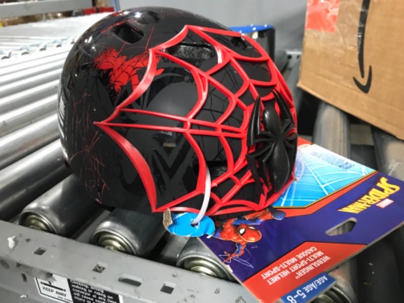 Photo 1 of Bell 7059833 Children Spider-Man 3D Web Slinger Multi-Sport Helmet , Child (5-8 yrs.)