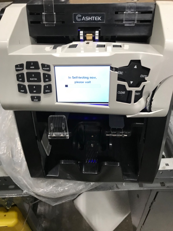 Photo 3 of Cashtek S75 Bill Counter and Sorter, Money Counter Machine Mixed Denomination, Two Pockets Cash Value Counter, Counterfeit Detection 2 CIS/UV/MG/IR, Serial Number, 2Yr Warranty S-75-Two CIS and Two Pockets