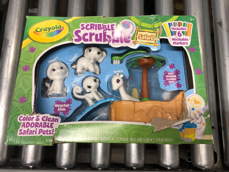 Photo 2 of Crayola Scribble Scrubbie Safari Animals Tub Set, Toys for Girls & Boys, Gift for Kids, Age 3, 4, 5, 6