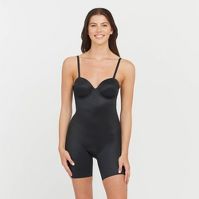 Photo 1 of ASSETS BY SPANX Women's Flawless Finish Strapless Cupped Midthigh Bodysuit - small
