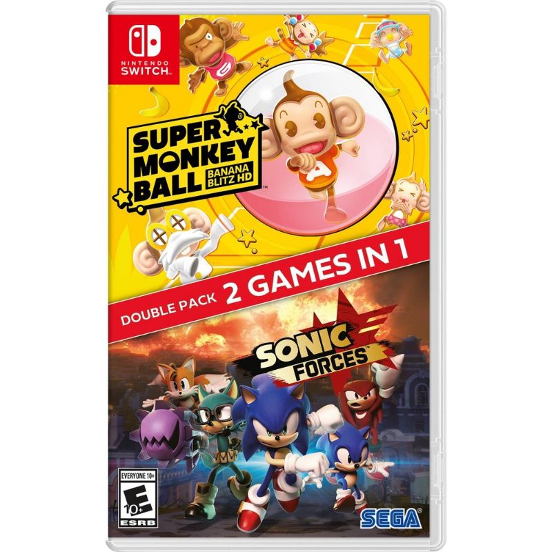 Photo 1 of Sonic Forces Plus Super Monkey Ball: Banana Blitz HD Double Pack - Nintendo Switch SEGA GameStop | SEGA | GameStop
