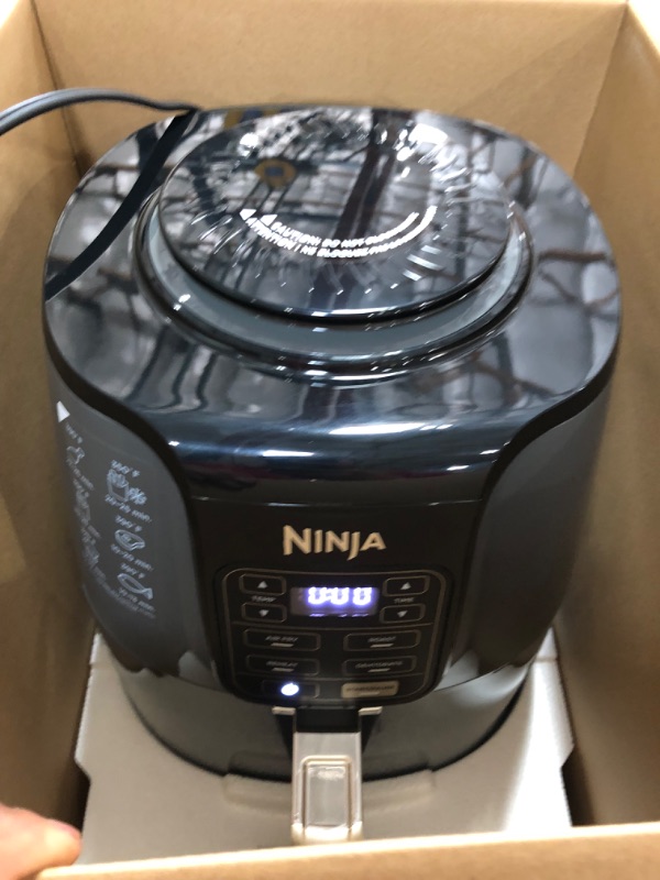 Photo 3 of Ninja AF101 Air Fryer, 4 Qt, Black/gray
