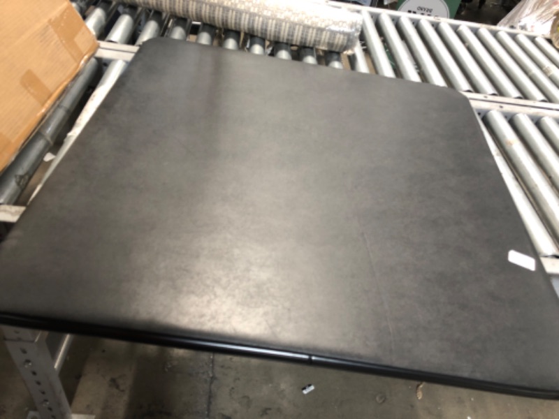 Photo 2 of 34" x 34" Folding Table Black - Plastic Dev Group




