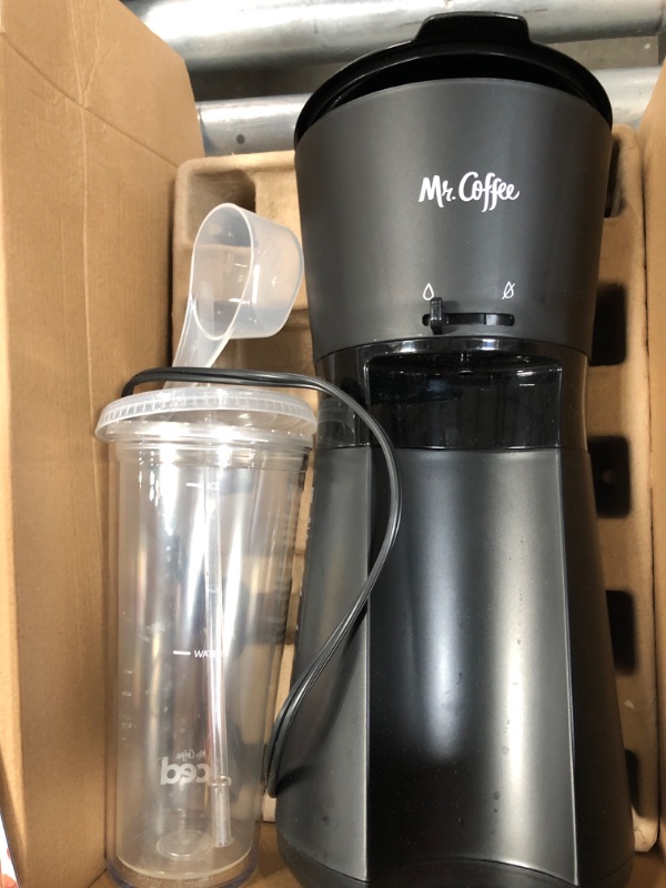 Photo 2 of Mr. Coffee Iced Coffee Maker with 22oz Reusable Tumbler and Coffee Filter

