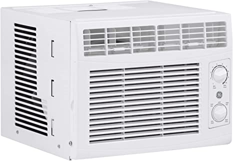 Photo 1 of GE Window Air Conditioner 5000 BTU, Efficient Cooling for Smaller Areas Like Bedrooms and Guest Rooms, 5K BTU Window AC Unit with Easy Install Kit, White
