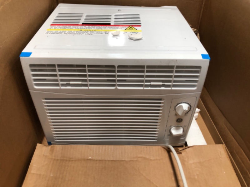 Photo 2 of GE Window Air Conditioner 5000 BTU, Efficient Cooling for Smaller Areas Like Bedrooms and Guest Rooms, 5K BTU Window AC Unit with Easy Install Kit, White
