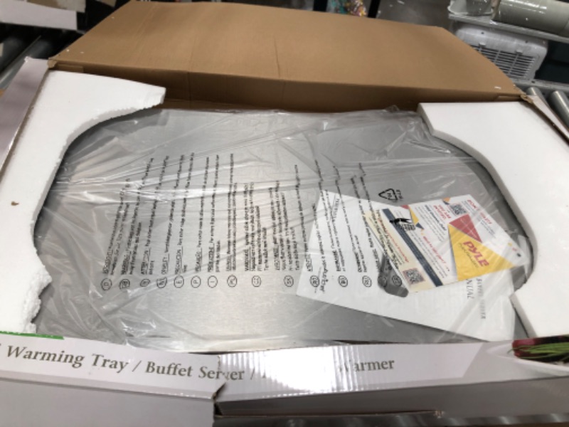 Photo 2 of NutriChef 3 Buffet Warmer Server Professional Hot Plate Food Warmer Station , Easy Clean Stainless Steel , Portable & Great for Parties Holiday & Events Max Temp 175F

