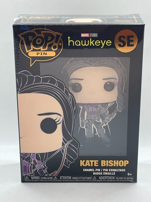 Photo 1 of 2 PACK: Funko Pop! Pin Marvel Studios: Hawkeye Kat Bishop Enamel Pin SE
