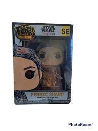 Photo 1 of 3 PACK: Funko Pop! Enamel Pin Fennec Shand SE Star Wars Mandalorian - NEW