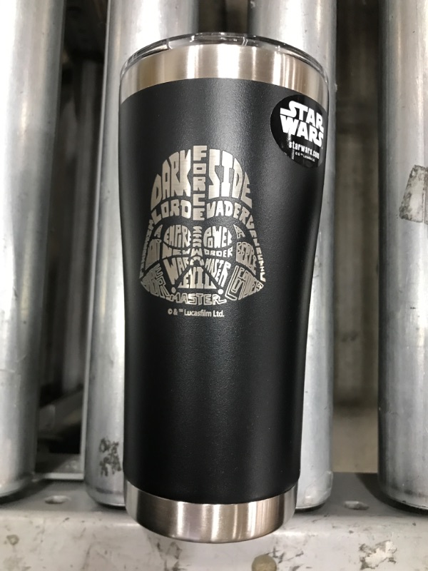 Photo 2 of 20oz Stainless Steel Tervis Tumbler with Lid - The Mandalorian Lord Vader

