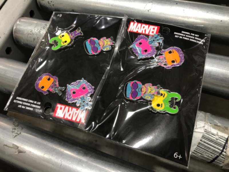 Photo 2 of 2 PACK: Funko POP! Marvel: 4pk Enamel Pin Set

