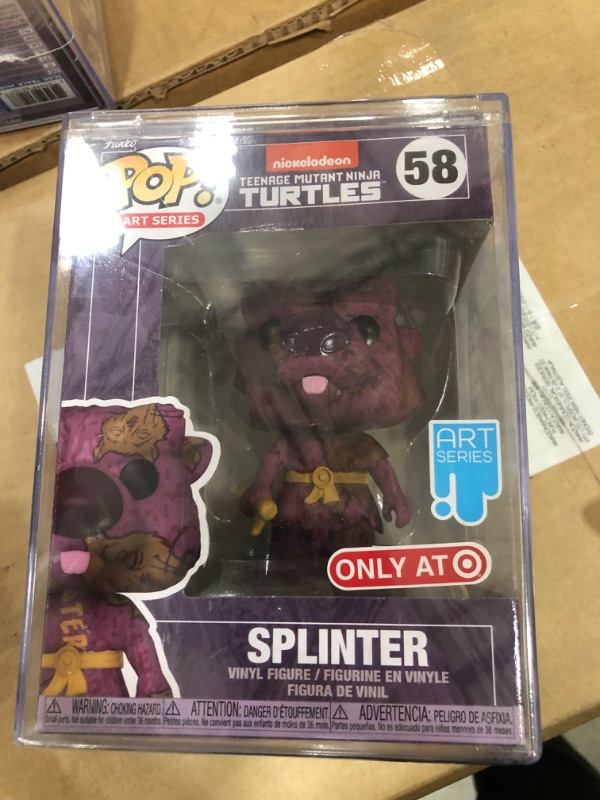 Photo 2 of Funko Teenage Mutant Ninja Turtles POP! Art Series Splinter Vinyl Figure #58
