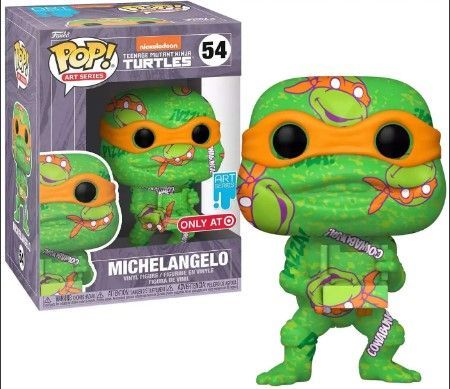 Photo 1 of Funko 57929 Pop! Art Series: TMNT 2 - Michelangelo Vinyl Figure 54