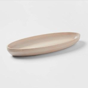 Photo 1 of 25oz Rubberwood White Washed Dough Bowl - Threshold™
