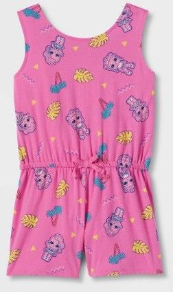 Photo 1 of Girls' L.O.L. Surprise! Romper - Pink Small

