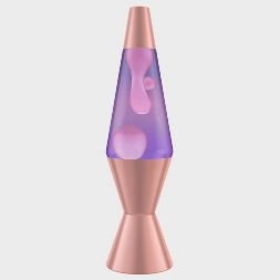 Photo 1 of 14.5" Lava Lamp Rose Gold - LAVA

