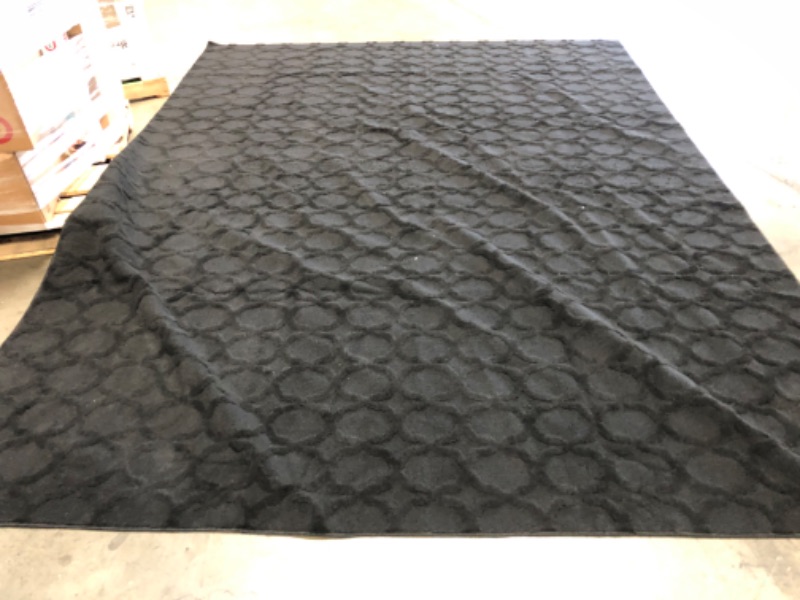 Photo 1 of 9' x 12' Black Rug