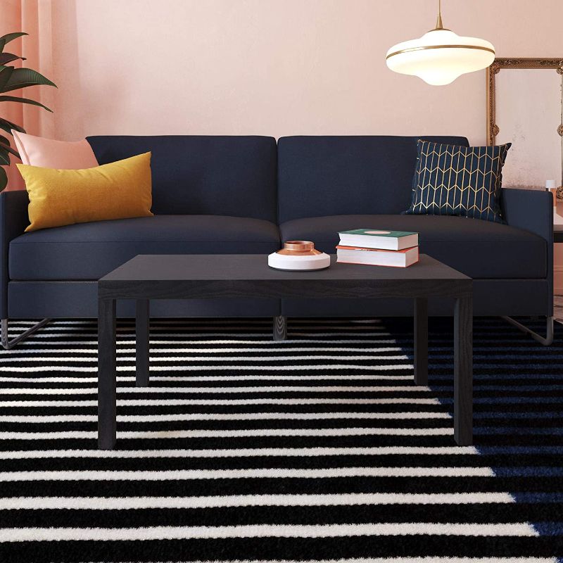 Photo 1 of Ameriwood Home Parsons Modern Coffee Table, Black