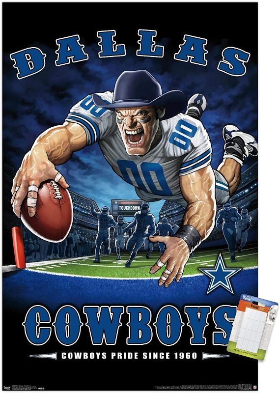 Photo 1 of (DAMAGE)Trends International NFL Dallas Cowboys - End Zone 17 Wall Poster, 22.375" x 34", Poster & FRAME
**MINOR CREASES**