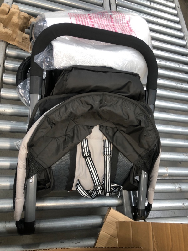 Photo 2 of Graco FastAction Fold Jogger Travel System | Includes the FastAction Fold Jogging Stroller and SnugRide 35 Infant Car Seat, Gotham
