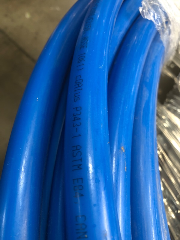 Photo 2 of **MISSING SOME ** SharkBite 3/4 Inch x 300 Feet Blue PEX-B, PEX Pipe Flexible Water Tubing for Plumbing, U870B300
