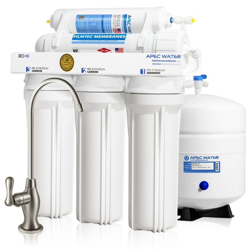 Photo 1 of APEC Water Systems Ultimate Premium Quality Fast Flow 90 GPD Under-Sink Reverse Osmosis Drinking Water Filter System