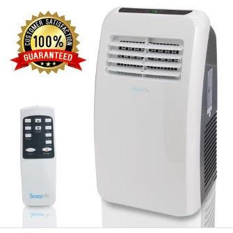 Photo 1 of *DAMAGED* SereneLife SLPAC8 - Portable Air Conditioner - Compact Home AC Cooling Unit with Built-in Dehumidifier & Fan Modes, Includes Window Mount Kit (8,000 BTU)
