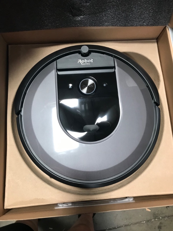 Photo 3 of iRobot Roomba i7+ (7550) Wi-Fi Connected Self-Emptying Robot Vacuum - Charcoal
