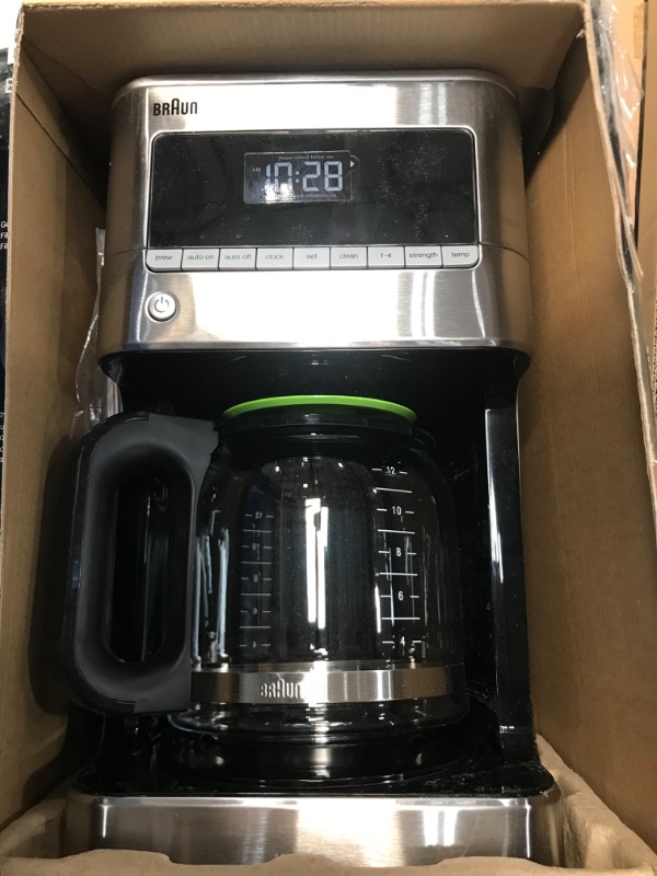 Photo 3 of Braun KF7170SI BrewSense Drip Coffeemaker, 12 cup, Stainless Steel 