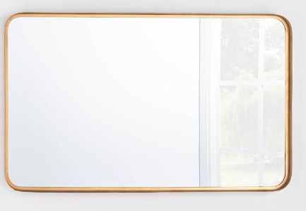 Photo 1 of 24" x 36" Rectangular Decorative Mirror with Rounded Corners - Threshold™ designed with Studio McGee

