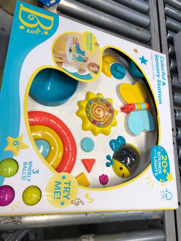 Photo 2 of B. play - Baby Activity Table - Colorful & Sensory Station

