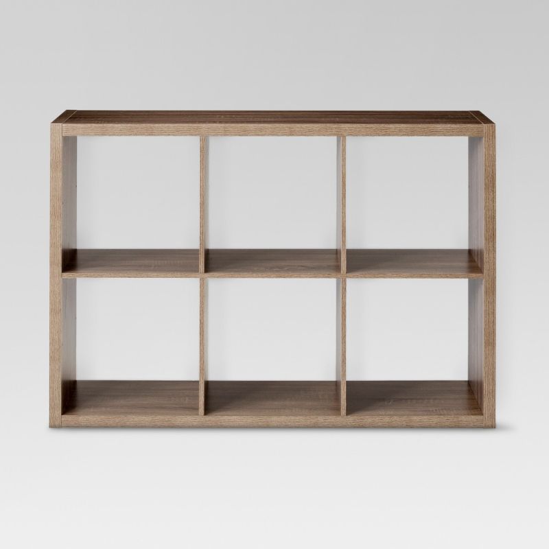 Photo 1 of 13" 6 Cube Organizer Shelf - Threshold™
