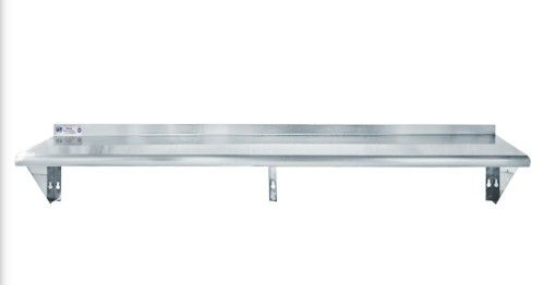 Photo 1 of 18 Gauge Stainless Steel 14" x 72" Heavy Quality Wall Shelf
