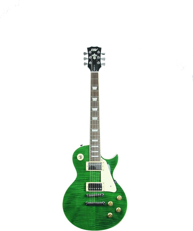 Photo 1 of ivy ILS-300 EGR Les Paul Solid-Body Electric Guitar, Emerald Green
