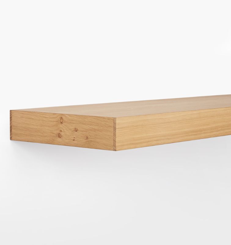 Photo 1 of (2)-FLOATING WOOD SHELF WITH 2" HEIGHT
