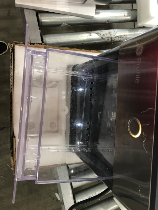 Photo 2 of **PARTS ONLY**GE Profile Opal | Countertop Nugget Ice Maker with Side Tank | Portable Ice Machine Makes up to 24 lbs. of Ice Per Day | Stainless Steel Finish
