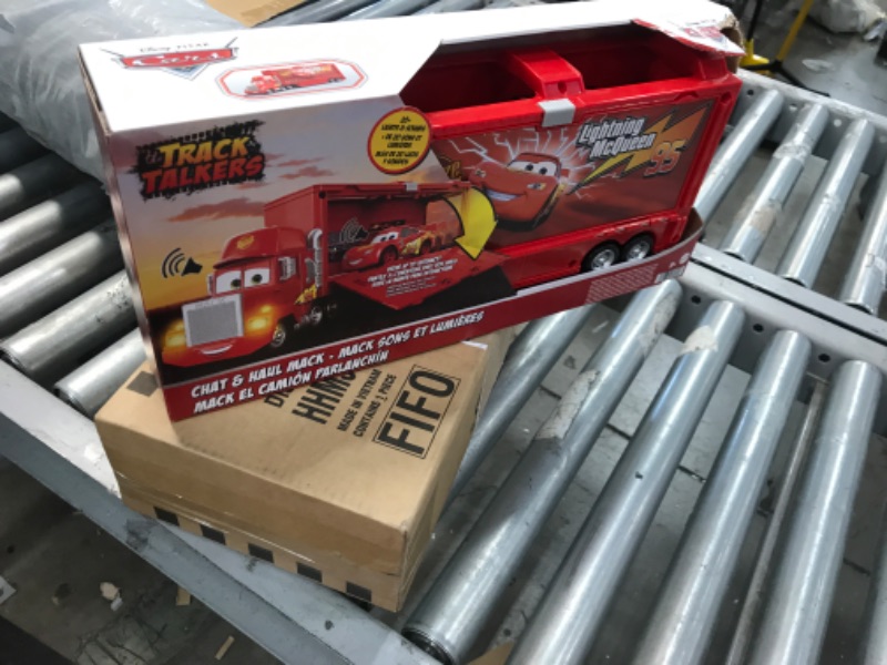 Photo 2 of Disney and Pixar Cars Track Talkers Chat & Haul Mack Vehicle, 17-inch Talking Movie Toy Truck with Lights & Sounds, Gift for Kids & Collectors Ages 3 Years Old & Up
