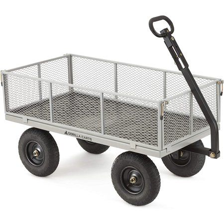 Photo 1 of "Gorilla Carts GOR1001-COM 1000-lb. Steel Utility Cart with 13"" Tires" (1858755)
