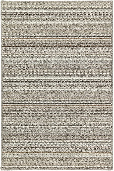 Photo 1 of  Rug Carnival Area Rug, 5-Feet by 7-Feet, Random Earthtone Stripes
