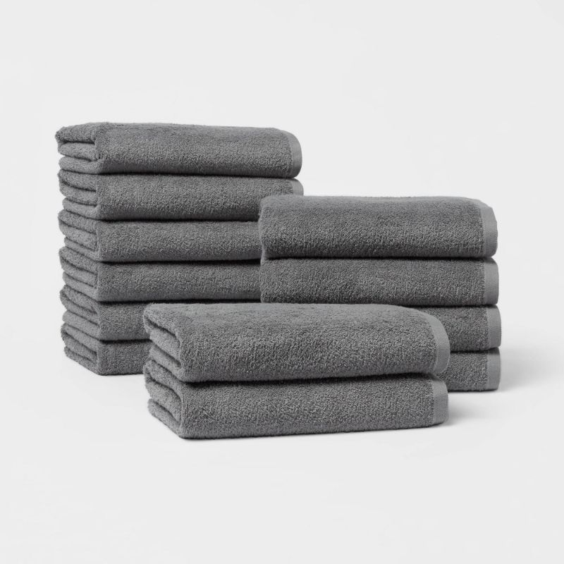 Photo 1 of 12 pk Everyday Bath Towel Bundle - Room Essentials™
