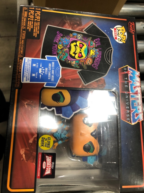 Photo 2 of Funko POP! and Tee Masters of the Universe Evil Lynn [Glows in the Dark] Medium T-Shirt Collectors Box Exclusive
(MEDIUM)
