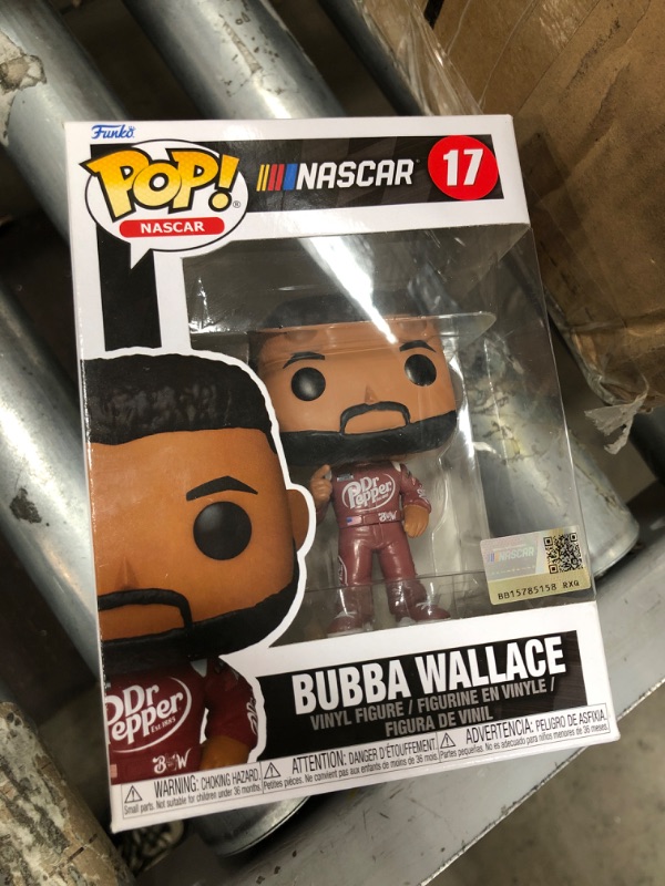 Photo 2 of Funko POP NASCAR: Bubba Wallace (Dr Pepper Uniform) Vinyl Figure 