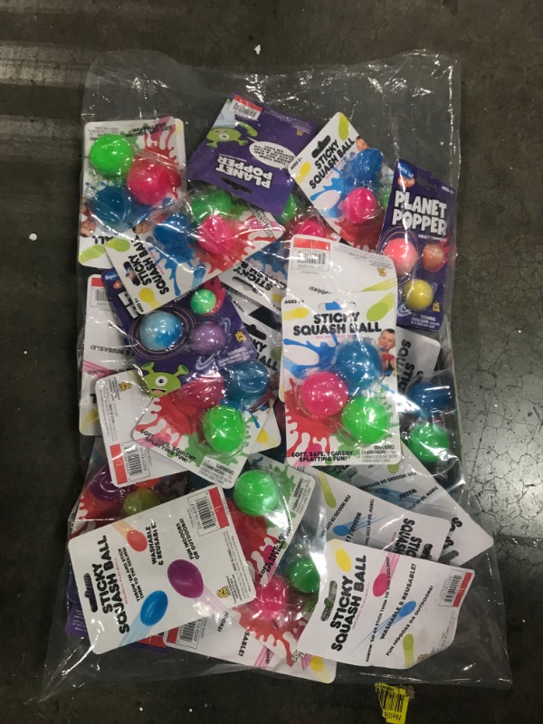 Photo 1 of 31 Pack Assorted Sensory Fidget Balls and Sticky Ball 
