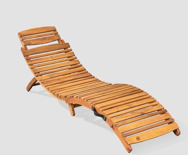 Photo 1 of 
CHRISTOPHER KNIGHT HOME LAHAINA WOOD OUTDOOR CHAISE LOUNGE SET, 2-PCS SET, NATURAL YELLOW
