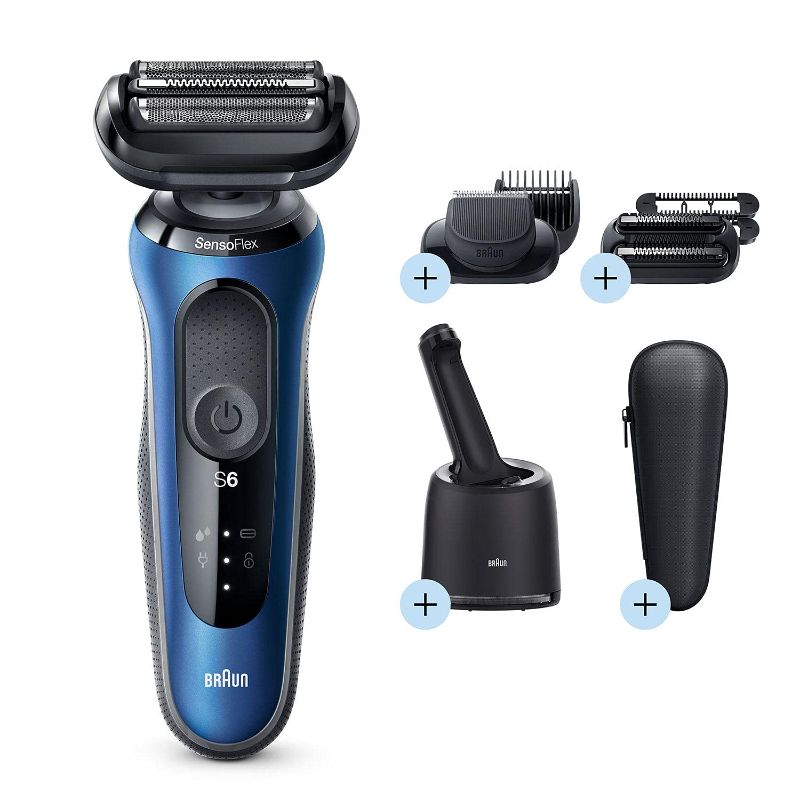 Photo 1 of Braun Series 6 6090cc Electric Razor for Men with SmartCare Center, Beard and Stubble Trimmer
