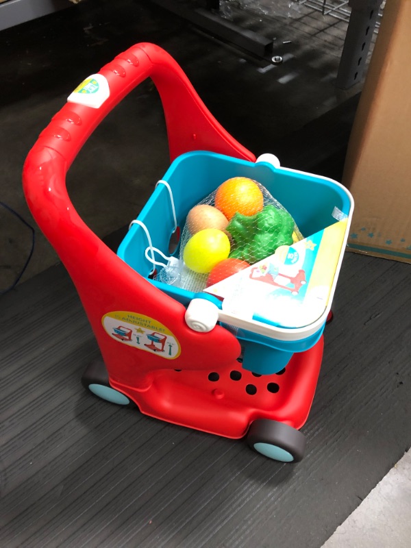 Photo 2 of B. play - Shopping Cart  Play Food - Shop  Glow Toy Cart