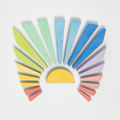 Photo 1 of 20pc Sidewalk Rainbow Sun Chalk - Sun Squad